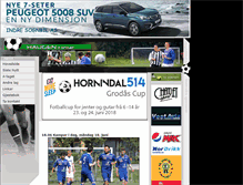 Tablet Screenshot of haugenfotball.no